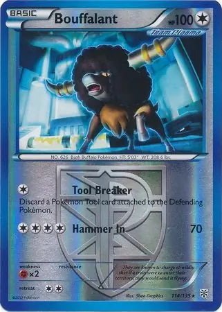 Plasma Storm Bouffalant #114/135 reverse holo